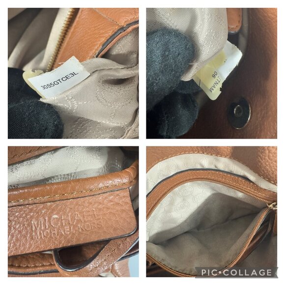 MICHAEL MICHAEL KORS JET SET LARGE CHAIN LEATHER SHOULDER TOTE BAG - Picture 13 of 14